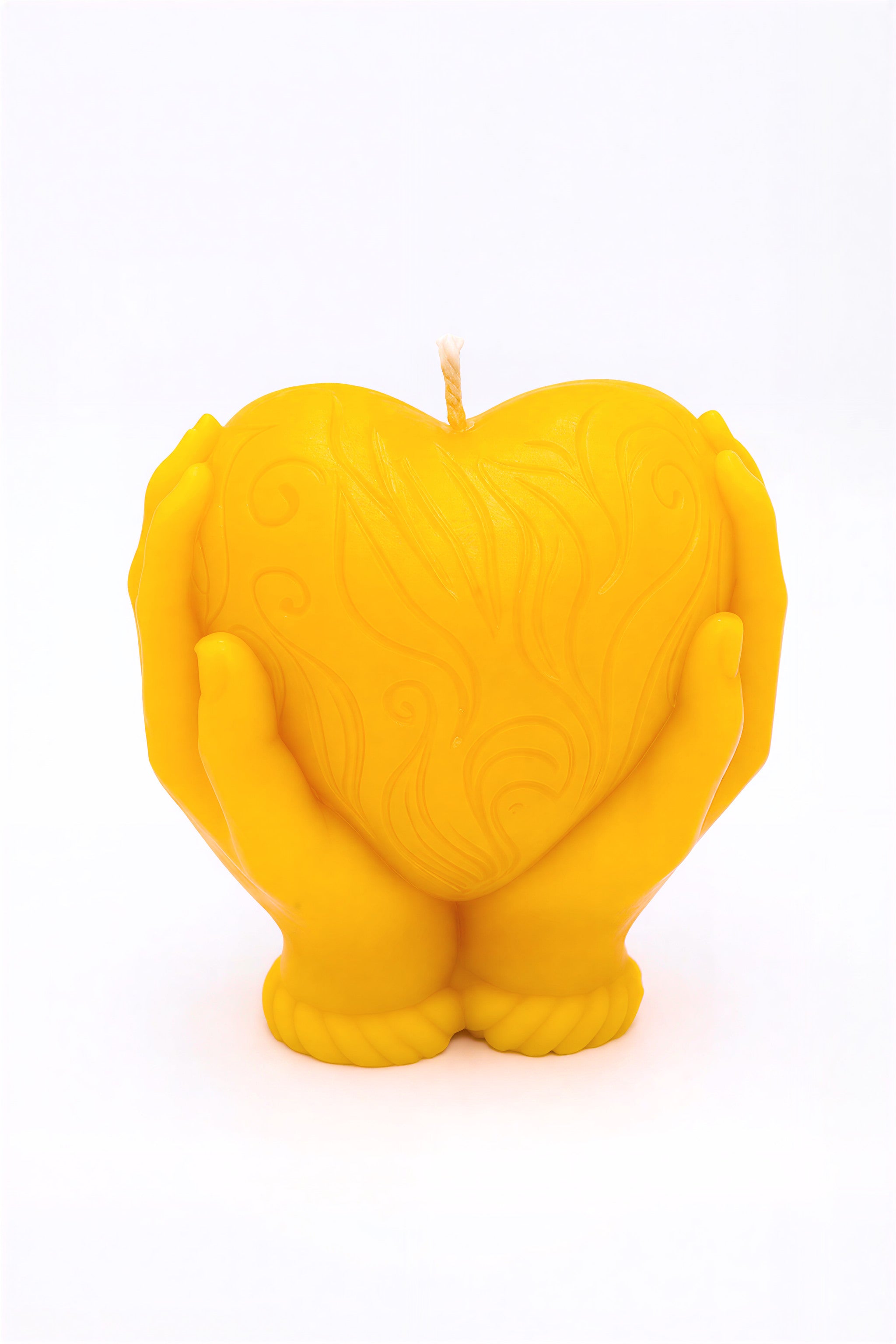 Hand-Holding Heart Fragrance Candle